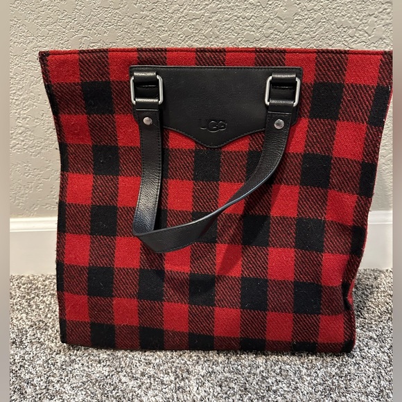 UGG Handbags - Buffalo Plaid Ugg Tote